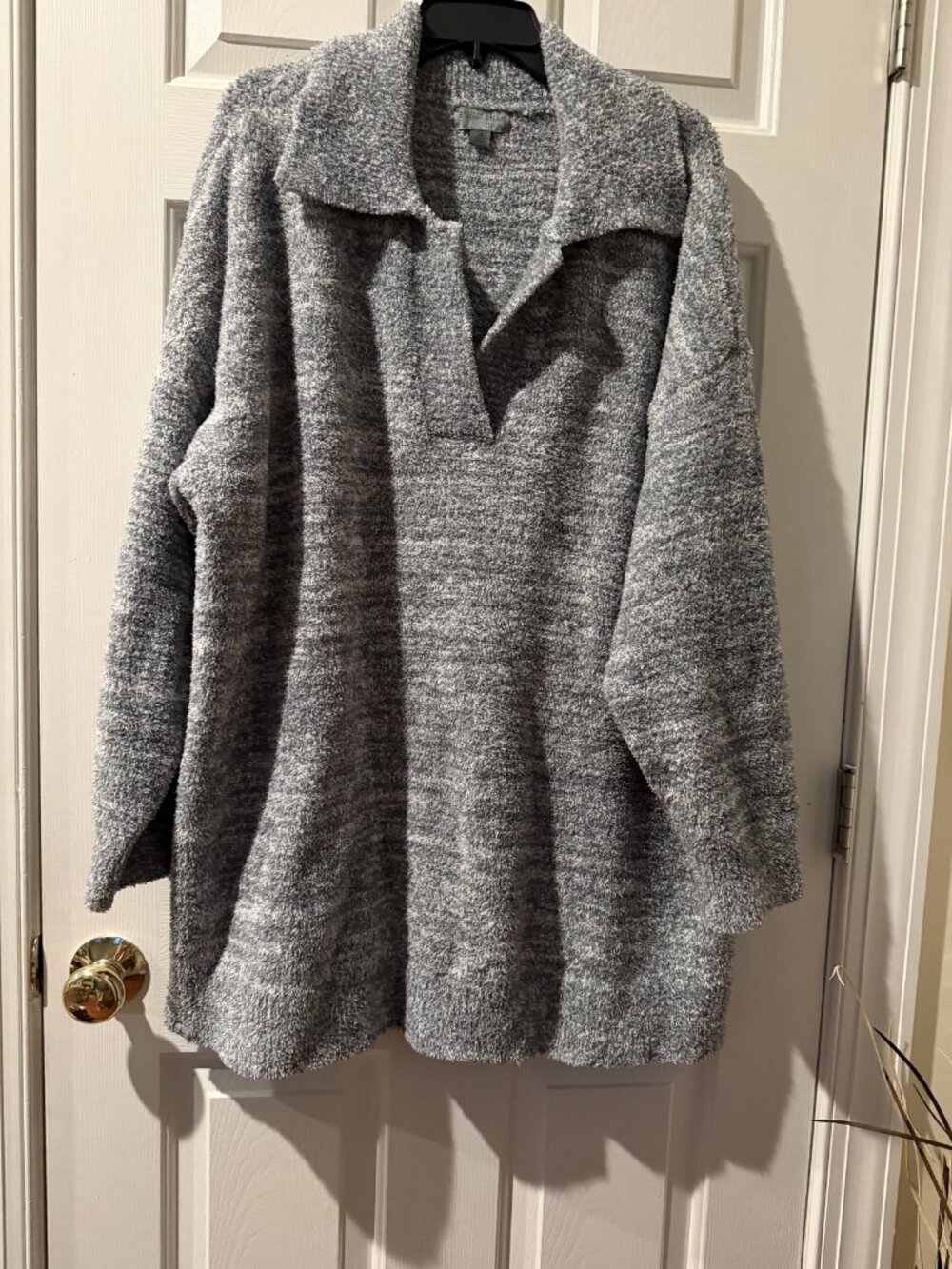 Barefoot Dreams Size 2X Cozy Textured Open Front Cardigan Sweater